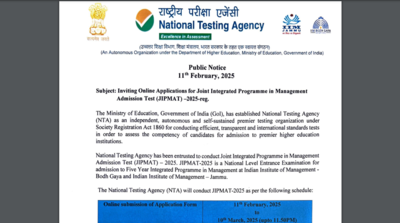 JIPMAT registration window 2025 closes today: Check direct link to apply and other details here