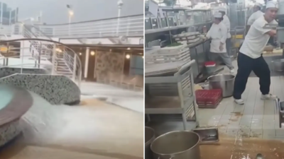 'Felt like ship was sinking': Sydney Cruise tilts like Titanic, sends passengers flying; Watch shocking video